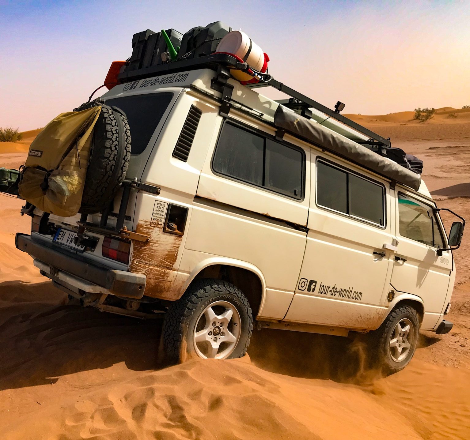 Marokko Testreise mit dem VW T3 Syncro